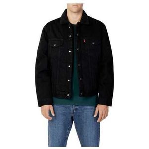 Levi`s Jacket Man Color Black Size XXL