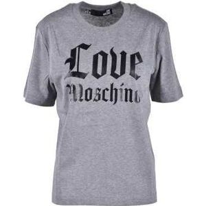 Love Moschino T-Shirt Woman Color Gray Size 46