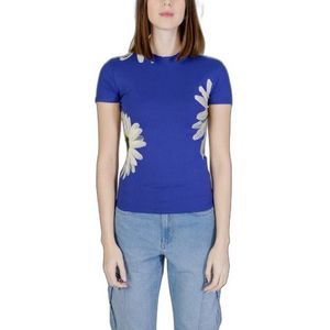 Desigual T-Shirt Woman Color Blue Size L