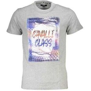 CAVALLI CLASS T-SHIRT SHORT SLEEVE MAN GRAY Color Gray Size M