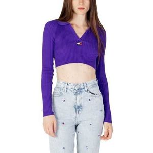 Tommy Hilfiger Jeans Sweater Woman Color Viola Size L