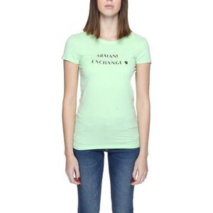 Armani Exchange T-Shirt Woman Color Green Size XL