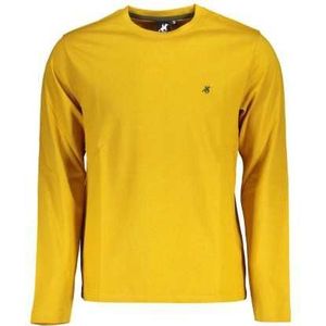 US GRAND POLO MEN'S LONG SLEEVE T-SHIRT YELLOW Color Yellow Size 2XL
