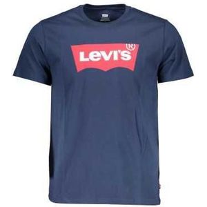 LEVI'S MEN'S BLUE SHORT SLEEVE T-SHIRT Color Blue Size XL