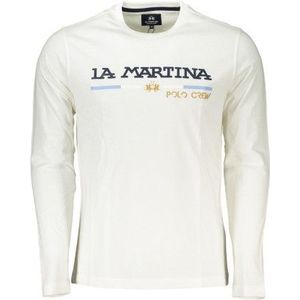 LA MARTINA T-SHIRT MANICHE LUNGHE UOMO BIANCO Color White Size S