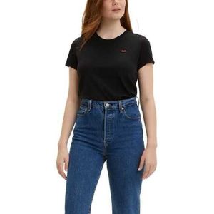 Levi`s T-Shirt Woman Color Black Size S
