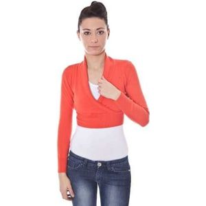 DATCH SHRUG LONG SLEEVE WOMAN RED Color Red Size M