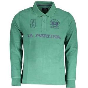 LA MARTINA POLO LONG SLEEVE MAN GREEN Color Green Size XL