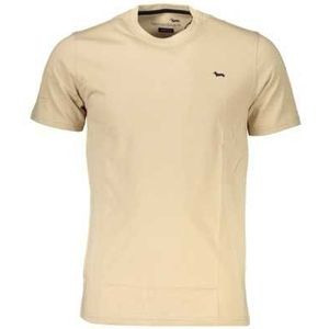 HARMONT & BLAINE BEIGE MEN'S SHORT SLEEVE T-SHIRT Color Beige Size XL