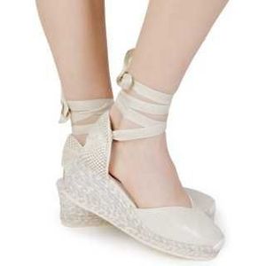 Espadrilles Sandals Woman Color Oro Size 39