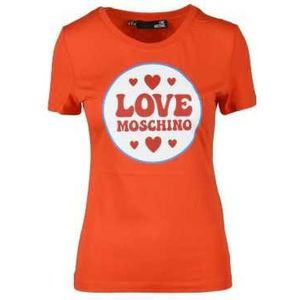Love Moschino T-Shirt Woman Color Orange Size 38