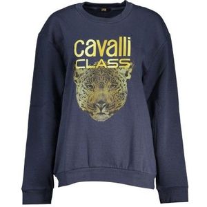 CAVALLI CLASS FELPA SENZA ZIP DONNA BLU Color Blue Size XL