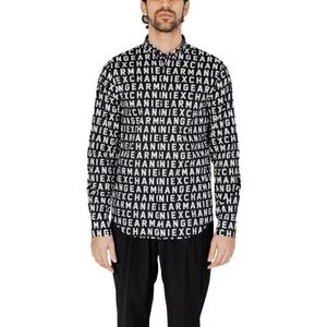 Armani Exchange Shirt Man Color Black Size M