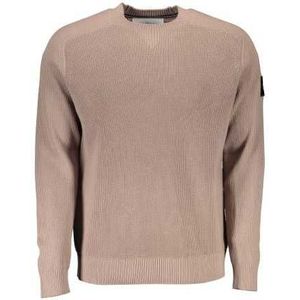 CALVIN KLEIN MEN'S BROWN SWEATER Color Brown Size 2XL