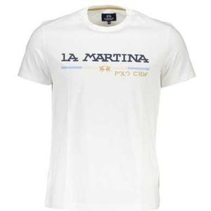 LA MARTINA WHITE MAN SHORT SLEEVE T-SHIRT Color White Size 2XL