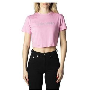 Calvin Klein Performance T-Shirt Woman Color Pink Size S