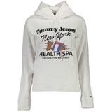 TOMMY HILFIGER WOMEN'S WHITE SWEATSHIRT WITHOUT ZIP Color White Size M