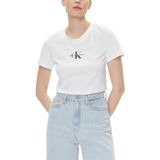 Calvin Klein Jeans T-Shirt Woman Color White Size XL