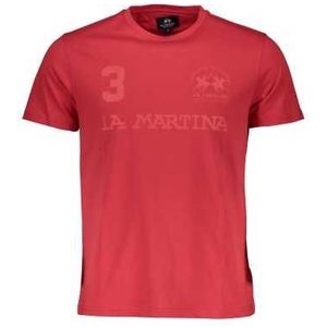 LA MARTINA RED MAN SHORT SLEEVE T-SHIRT Color Red Size M