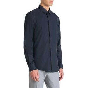 Antony Morato Shirt Man Color Blue Size 48