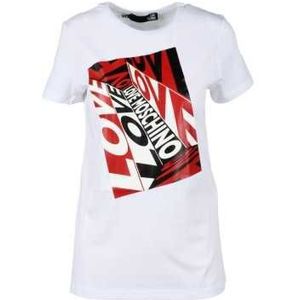 Love Moschino T-Shirt Woman Color White Size 40