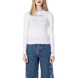 Tommy Hilfiger Jeans T-Shirt Woman Color White Size XS