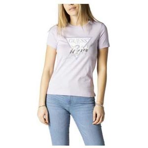 Guess T-Shirt Woman Color Lilla Size XS