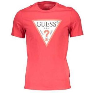 GUESS JEANS RED MAN SHORT SLEEVE T-SHIRT Color Red Size 2XL