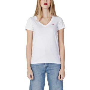 Levi`s T-Shirt Woman Color White Size L