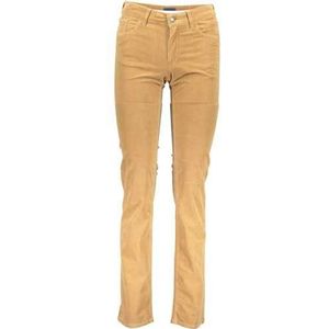 GANT WOMEN'S BROWN TROUSERS Color Brown Size 29