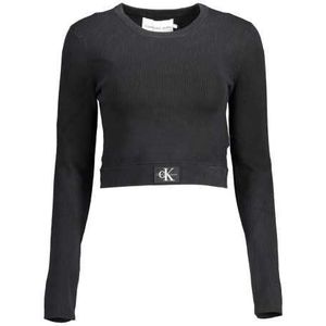 CALVIN KLEIN WOMEN'S BLACK SWEATER Color Black Size XL