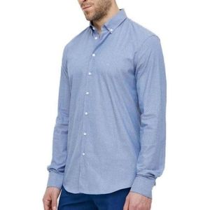 Calvin Klein Shirt Man Color Blue Size 43