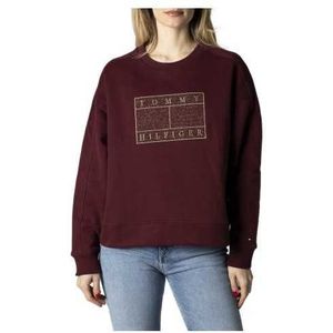 Tommy Hilfiger Jeans Sweatshirt Woman Color Bordeaux Size S