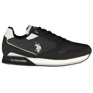 US POLO ASSN. BLACK MEN'S SPORTS FOOTWEAR Color Black Size 42