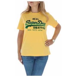 Superdry T-Shirt Woman Color Yellow Size S
