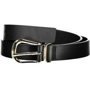 TOMMY HILFIGER BLACK WOMEN'S LEATHER BELT Color Black Size 95