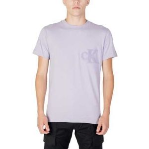 Calvin Klein Jeans T-Shirt Man Color Lilla Size XL