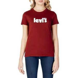 Levi`s T-Shirt Woman Color Bordeaux Size M