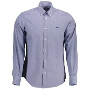 HARMONT & BLAINE MEN'S BLUE LONG SLEEVE SHIRT Color Blue Size 2XL