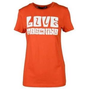 Love Moschino T-Shirt Woman Color Orange Size 44
