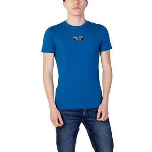 Calvin Klein Jeans T-Shirt Man Color Blue Size XS