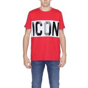 Icon T-Shirt Man Color Red Size XL