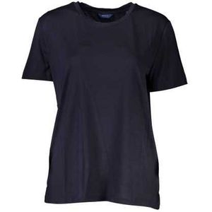 GANT WOMEN'S SHORT SLEEVE T-SHIRT BLUE Color Blue Size L