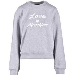 Love Moschino Sweatshirt Woman Color Gray Size 38