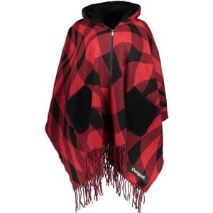 DESIGUAL RED WOMEN'S PONCHO Color Red Size UNI