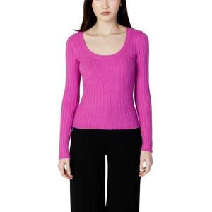 Jacqueline De Yong T-Shirt Woman Color Fuxia Size XL