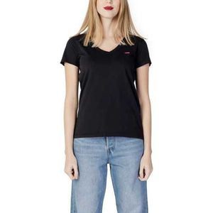 Levi`s T-Shirt Woman Color Black Size S