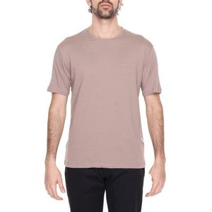 Gianni Lupo T-Shirt Man Color Brown Size XXL