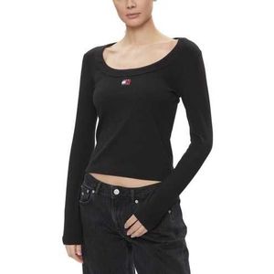 Tommy Hilfiger Jeans T-Shirt Woman Color Black Size L