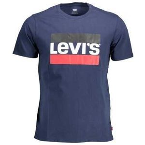 LEVI'S MEN'S BLUE SHORT SLEEVE T-SHIRT Color Blue Size XL